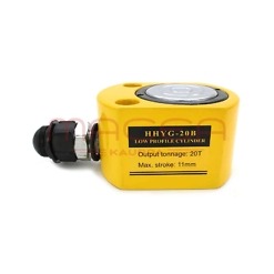 Matala sylinteri ahtaisiin paikkoihin, puristusvoima 20 tonnia, nostokorkeus 11 mm. TLP