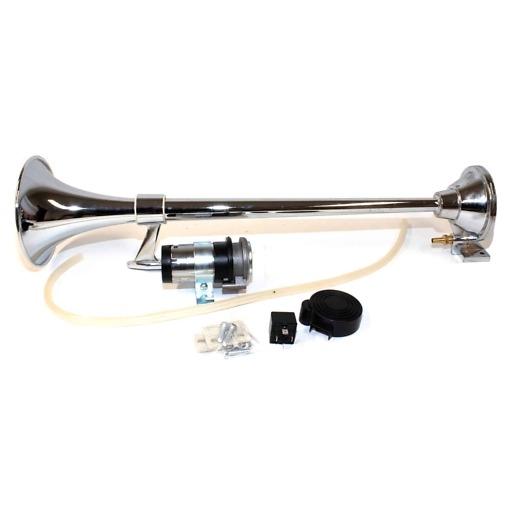 Äänitorvi kompressorilla 12V 640mm Äänitorvi kompressorilla 12V 640mm