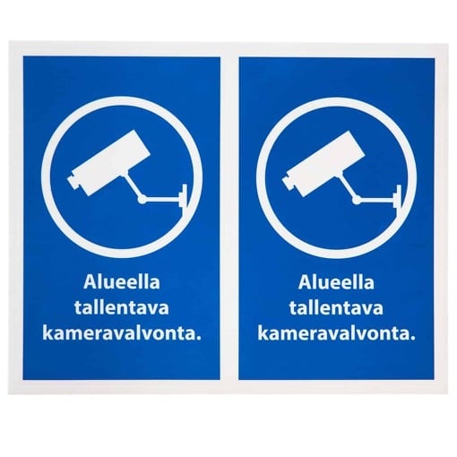 Ikkunatarra Kameravalvonta 3 arkkia Ikkunatarra Kameravalvonta 3 arkkia