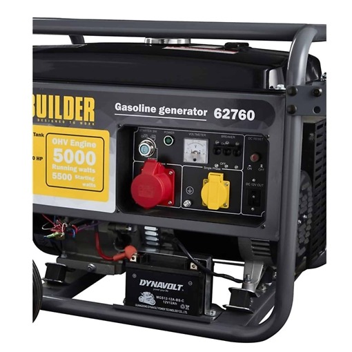 Aggregaatti bensiinikäyttöinen 5500W, 4-tahti, Probuilder Aggregaatti bensiinikäyttöinen 5500W, 4-tahti, Probuilder