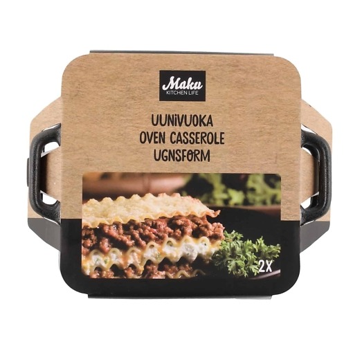 Uunivuoka keraaminen 2 kpl Maku Robuste