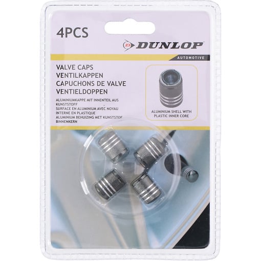 Venttiilihatut 4kpl antrasiitti Venttiilihatut 4kpl antrasiitti