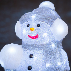led valosarja lumiukko