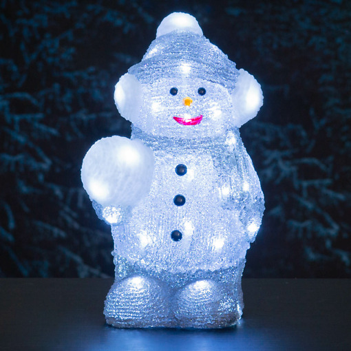 led valosarja lumiukko