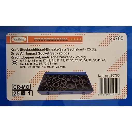 8715156019203-Drive Air Impact socket set 25 pcs
