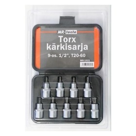 Torx kärkisarja 1/2" 9 osaa