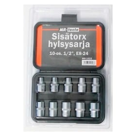 Hylsysarja E-torx 1/2" 10 osaa