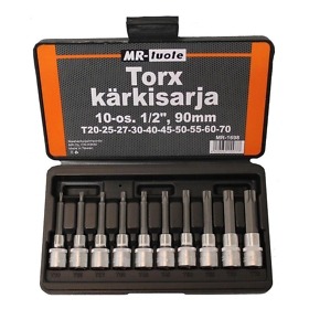 Torx hylsysarja 1/2" 10 osaa