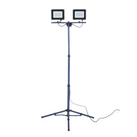 Työvalo kolmijalka 2x50 W, 9400 lm, IP44