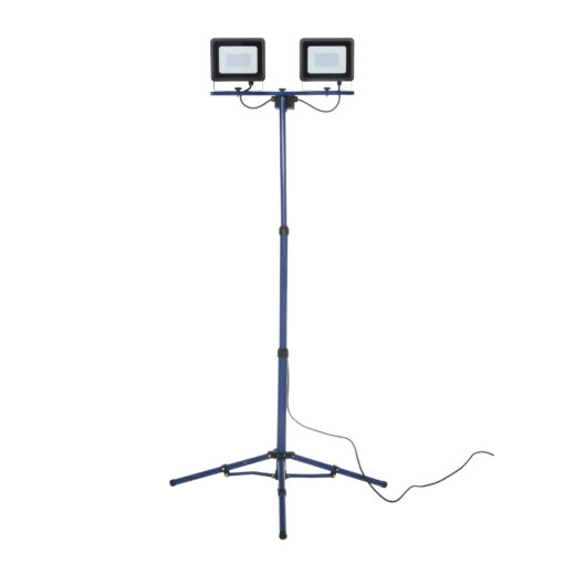 Työvalo kolmijalka 2x50 W, 9400 lm, IP44