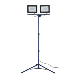 Työvalo kolmijalka 2x100 W, 18000 lm, IP44