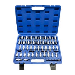 Kärkihylsysarja torx/kuusiokolo/tähti 1/2" 49-osaa