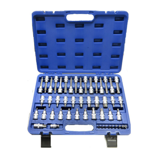 Kärkihylsysarja torx/kuusiokolo/tähti 1/2" 49-osaa
