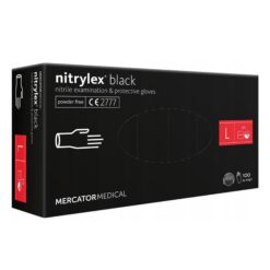 Nitriilikäsine L 100 kpl musta