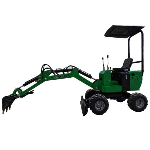 Minikaivuri pyörillä 0.7 t, bensa, Caivu HFT7 Minikaivuri pyörillä 0.7 t, bensa, Caivu HFT7