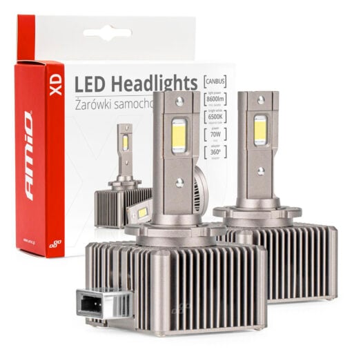 LED-ajovalopolttimot D8S 70W 8600lm