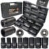 Voimahylsysarja kuusiokolo 3/4", Black