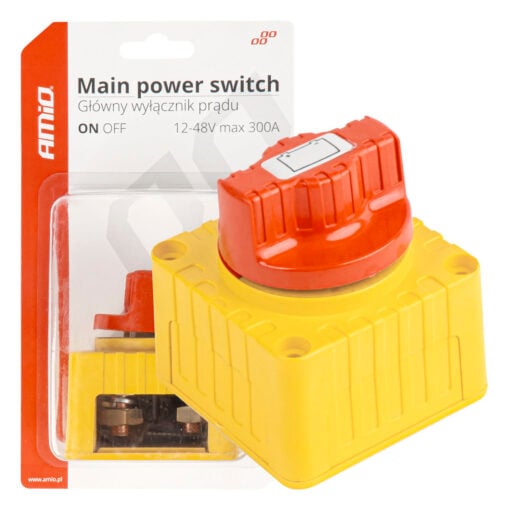 Päävirtakytkin 12 - 48V max 300A, Amio