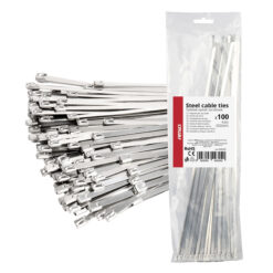 Nippuside ruostumaton 4,6 x 350 mm 100 kpl, Amio
