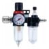 Paineilma vedenerotin ja öljytin 1/4", Black