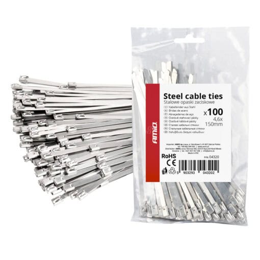 5903293043202-Nippuside-ruostumaton-46x150-mm-100-kpl-Amio 5903293043202-Nippuside-ruostumaton-46x150-mm-100-kpl-Amio