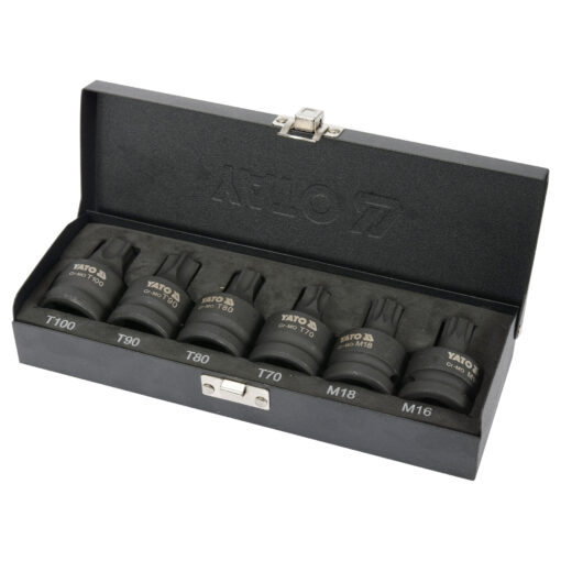Voimahylsysarja TORX/XZN 3/4" 6 osaa, Yato