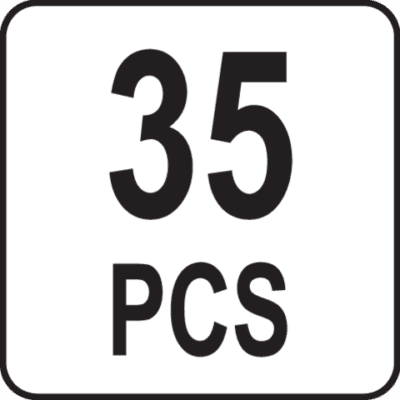 Jarrumäntätyökalu 35 osaa, Yato