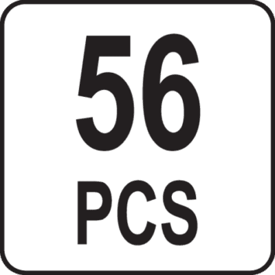 Kierretyökalusarja M3-M20 56 osaa, Yato