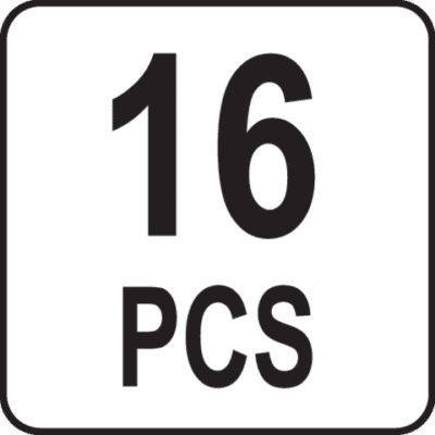 Hylsysarja jarrusatulalle 16 osaa, Yato