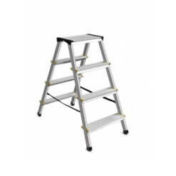 Alumiinitikkaat 4-askelmaa max. 150 kg, AWtools