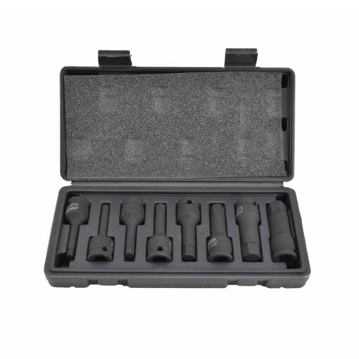 Voimahylsysarja kuusiokolo 1/2″ 8 osaa, AWtools