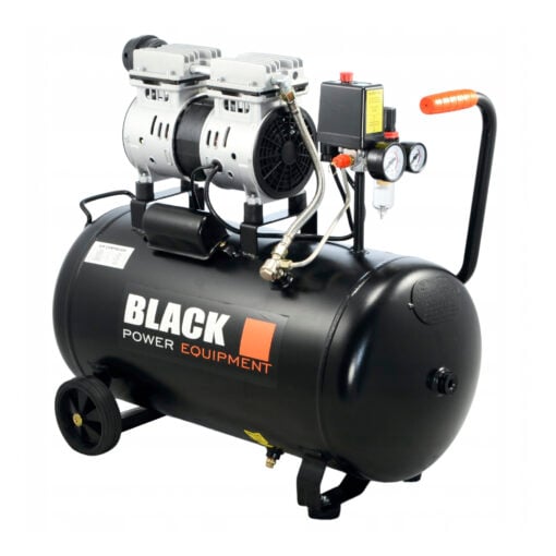 Paineilmakompressori 50 L, Black