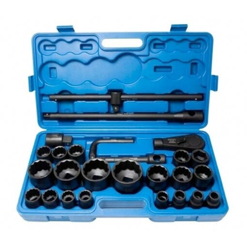 Voimahylsysarja 12-kulmainen 3/4" - 1", Rockforce