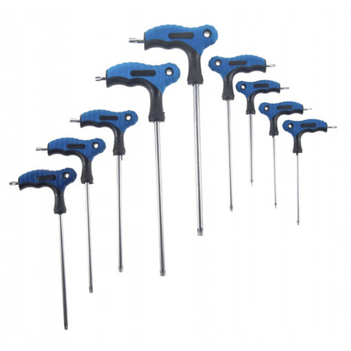 Torx avainsarja T10-T50 9 osaa, Black