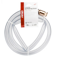 Polttoaineletku pumpulla 19 mm x 1,7 m, Amio