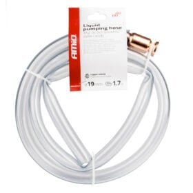Polttoaineletku pumpulla 19 mm x 1,7 m, Amio