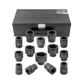 Voimahylsysarja kuusiokanta 6 – 50 mm 3/4″, Rockforce