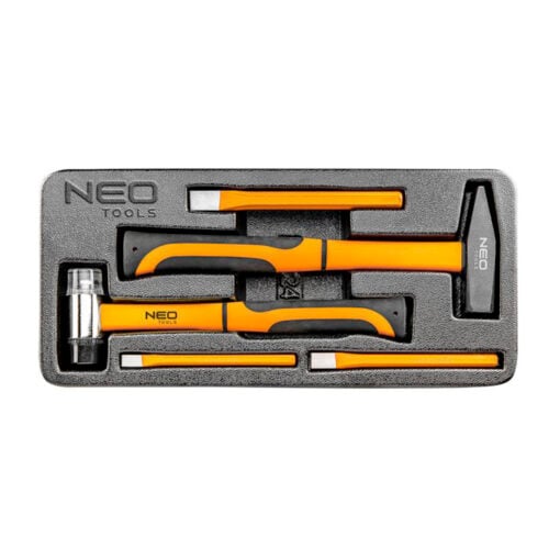 Vasara- ja talttasetti työkaluvaunuun, Neo Tools