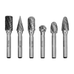 Jyrsinterät metallille 6 osaa, Yato