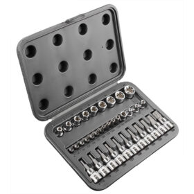 Kärki- ja hylsysarja Torx 3/8" 34 osaa, Neo Tools