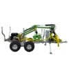 Mönkijän tukkikärry max. 1500 kg / 7 hp, Droma Wood