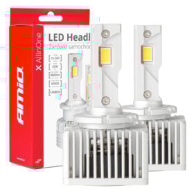 LED-ajovalopolttimot D1S / D3S / D8S CANBUS 6063lm, Amio