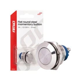 Painonappikytkin 19 mm 5A 12/230 V, Amio