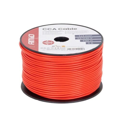 5903293044513-Sahkokaapeli-punainen-1x1mm2-100m-Amio 5903293044513-Sahkokaapeli-punainen-1x1mm2-100m-Amio