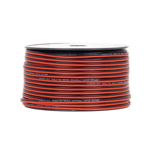 5903293044575-Kaiutinkaapeli-punamusta-2x0.75mm2-100m-Amio-2 5903293044575-Kaiutinkaapeli-punamusta-2x0.75mm2-100m-Amio-2