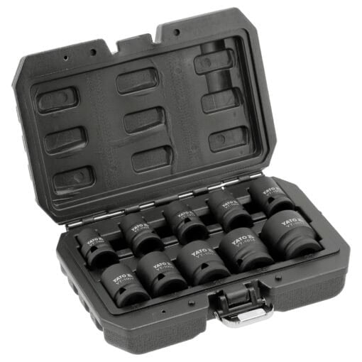 Voimahylsysarja 10 - 27 mm 1/2", Yato