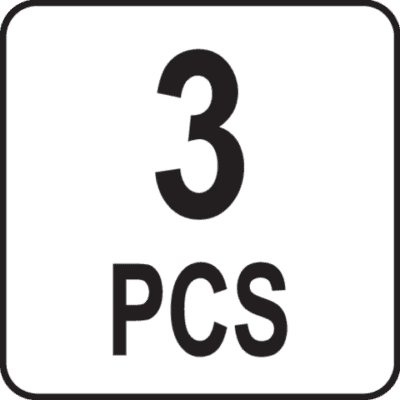 Suutinpesän kalvainsarja 1/4" 3 osaa, Yato