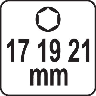 Vannehylsysarja 1/2″ 7 osaa, Yato