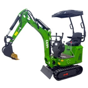 Minikaivuri kumiteloilla 0.8 t, Caivu HFT8