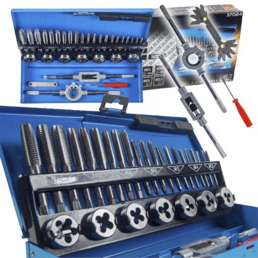 37024-Kierretyokalusarja-M3–M12-Black 37024-Kierretyokalusarja-M3–M12-Black